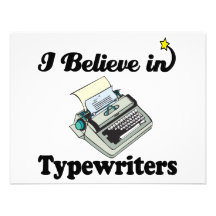 i believe in typewriters announcements