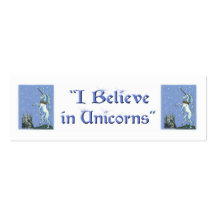 I Believe in Unicorns Business Card Templates