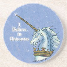 I Believe in Unicorns Coasters