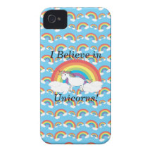 I believe in unicorns iPhone 4 case