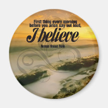 I Believe Motivational Magnet