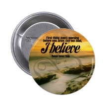 I Believe Motivational Quote Button