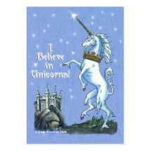 I Believe Unicorns Business Card Templates