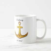 I belong at sea mugs