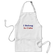 I Belong In Cuba Aprons