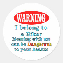 i belong to a bkier sticker