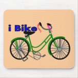 I bike  (bicycle) drawing 1950 bike mouse mat