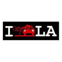 I BIKE L.A. BUSINESS CARD TEMPLATES
