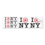 I Bike NY Bumper Stickers