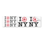 I Bike NY bumper stickers