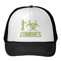 I Biohazard Zombies Hat