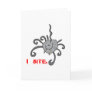 i bite cute spider greeting cards