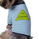 I bite republicans doggie tee shirt
