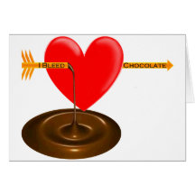 I Bleed Chocolate .com Cards