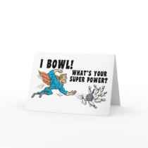I Bowl What's Your Super Power Cards