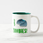 I Brain Zombies! Mugs