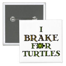 I Brake For Turtles 1 Pins