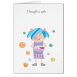 I brought a cake card