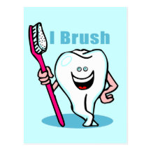 I Brush Post Card