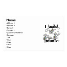 I Build Robots Business Card Template