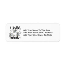 I Build Robots Labels