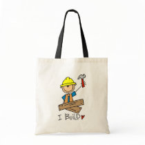 I Build Stick Figure Carpenter Tshirts Bags