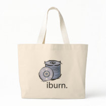 i burn iburn blank discs discs tote bag