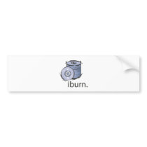 i burn iburn blank discs discs bumper stickers