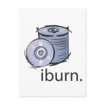 i burn iburn blank discs discs postcard
