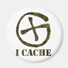 I CACHE magnet