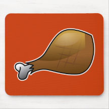 I Call Drumstick! - Thanksgiving Turkey Leg Mouse Pads