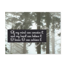 I Can Achieve Motivational Postcard