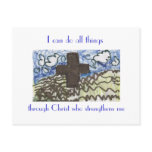 I can do all things, through Christ who strengt... Post Cards
