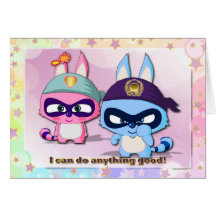 I Can Do Anything Good Cute Cartoon Character Card