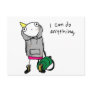 I can do anything. postcard