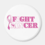 I can fight cancer (pink) fridge magnets