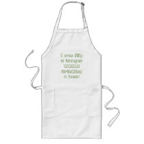 I can flip a burger WHILE drinking a beer Apron