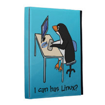 I can has Linux? iPad Folio Cases
