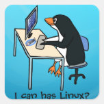 I can has Linux? Sticker