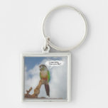 I can talk, Can you fly? Key Chain