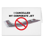 I Cancelled My Corporate Jet cards