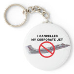 I Cancelled My Corporate Jet keychains
