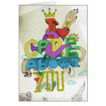 I Care About You Greeting Card