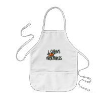 I Chews Vegetables Garden Apron