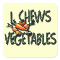 I Chews Vegetables Garden
