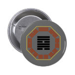 I Ching Hexagram 57 Sun "Gentle Wind" Pinback Buttons