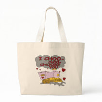 I Choo Choo Choose You Canvas Bags