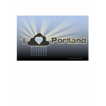 I Cloud Portland-Navy Blue T Shirt