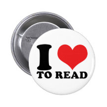 I coeur à lire pin's