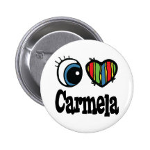 I coeur (amour) Carmela Badge Avec Épingle